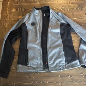 Harley-Davidson Grey and Black Genuine MotorClothes Jacket
